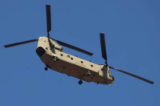 Madrid flypast 20231012 FAMET CH 47F credit Hans vH 560