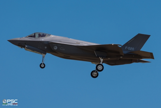 Netherlands F 35A F 020 first flight PSC 640