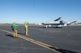 USA USN MQ 25A at NS Norfolk 320