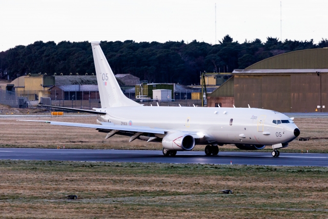 UK RAF P 8 Poseidon 05 RAF Lossiemouth 640