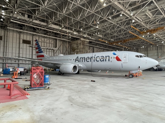 American Airlines new paintjob 640