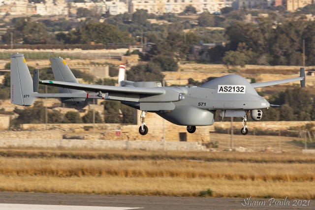 Malta FRONTEX Heron Shaun Psaila 640