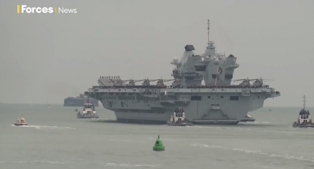 UK HMS QE 640