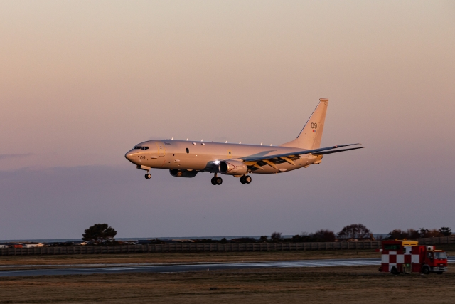 UK RAF Poseidon ZP809 photo RAF Lossiemouth 640