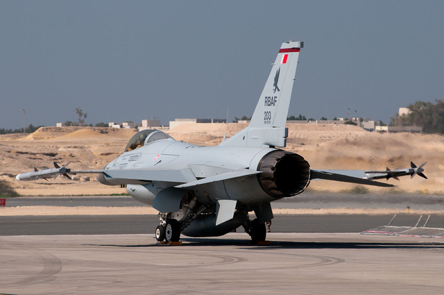 Bahrain RBAF F 16 203 OBKH 19Jan14 Oscar Vis 640