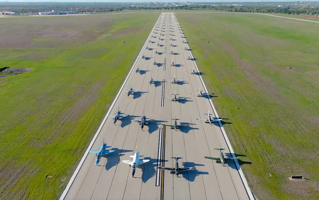 US Sheppard AFB elephant walk 1 640