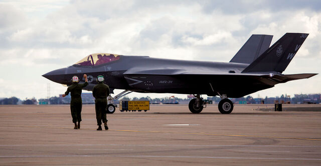 US VMFA 314 F 35C credit USMC Sgt. Dominic Romero 640