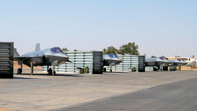 US 421st EFS F 35A to Jordan 640