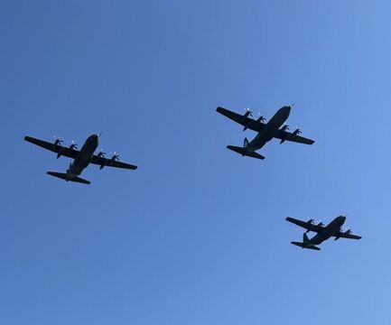 RAF Hercules flypast 5 480