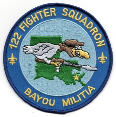 US 122nd FS patch 320