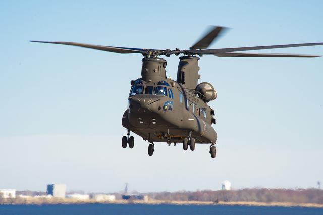 US Army Chinook Block II credit Boeing Fred Troilo 640