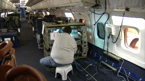 NASA DC 8 inside 480