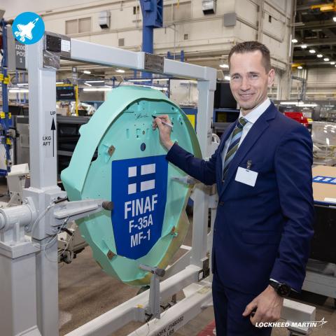 Finland F 35A bulkhead signing credit Lockheed Martin 640