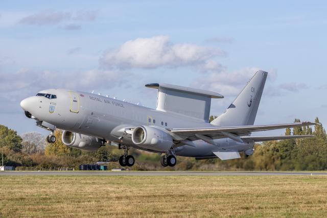 UK RAF Wedgetail WT001 credit RAF 640